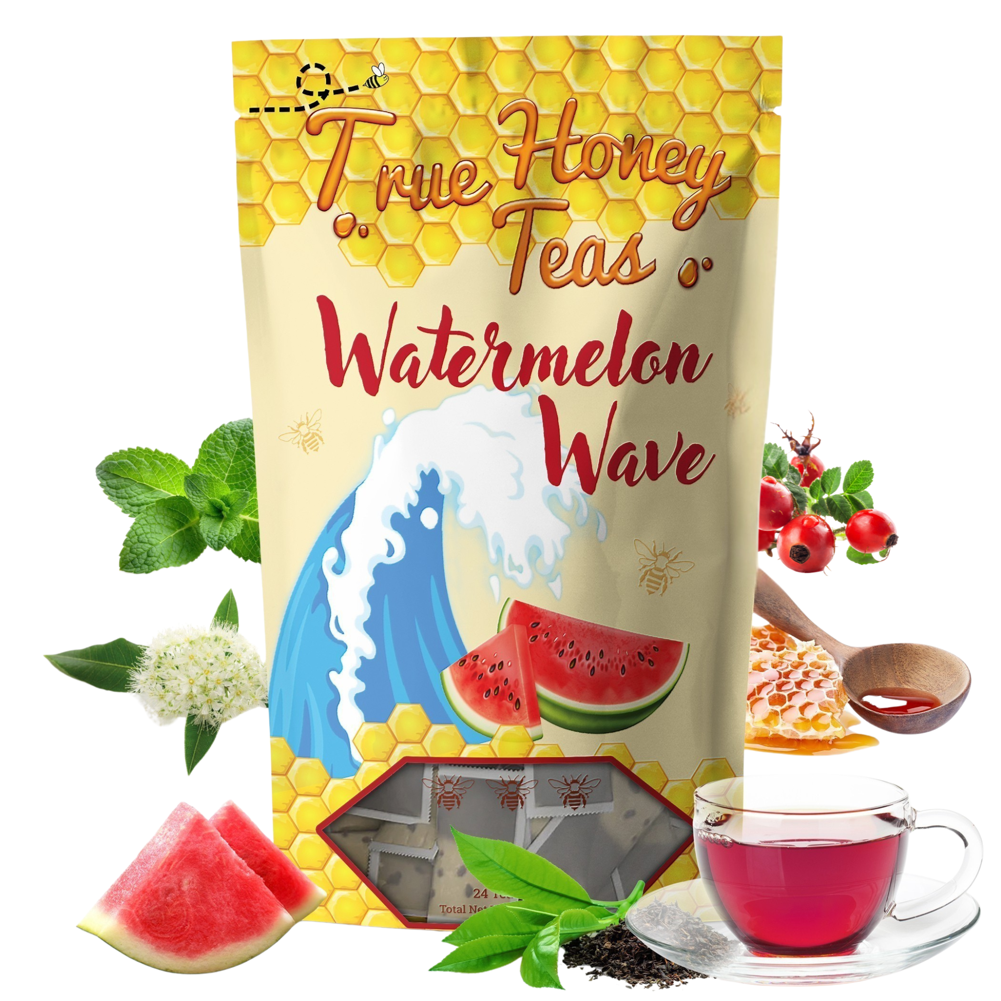 Watermelon Wave Tea – 24 Pack
