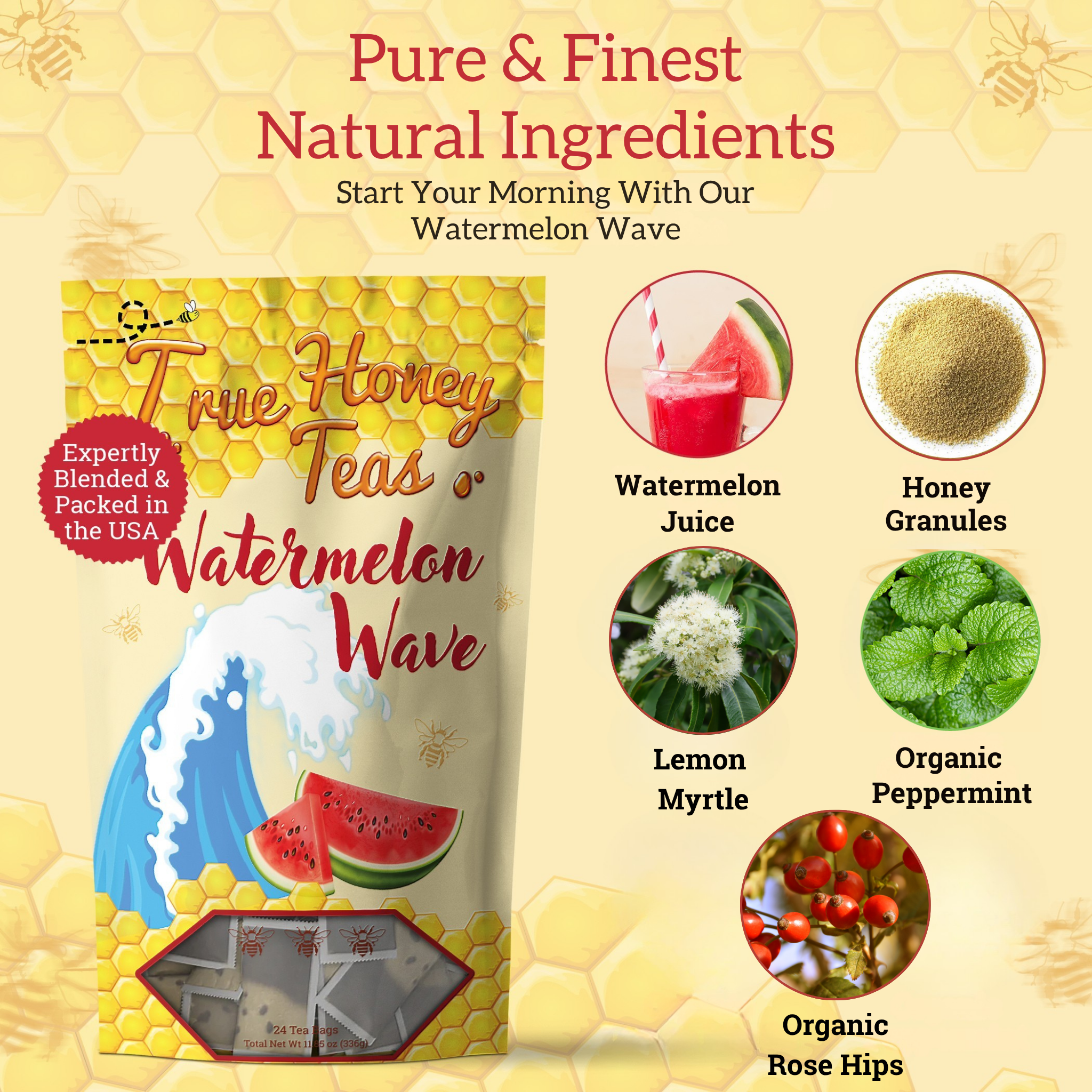 Watermelon Wave Tea – 24 Pack